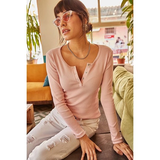 Olalook Koszulka w kolorze jasnoróżowym Olalook L Limango Polska okazyjna cena
