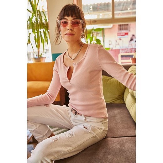 Olalook Koszulka w kolorze jasnoróżowym Olalook L okazyjna cena Limango Polska