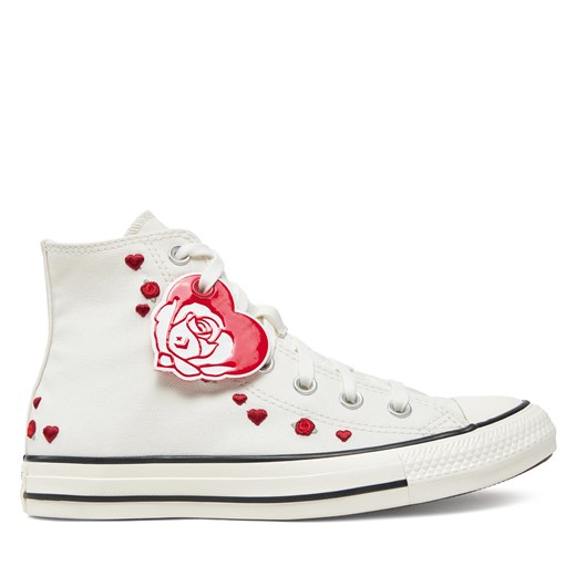 Trampki Converse Chuck Taylor All Star Roses A13650C Biały ze sklepu eobuwie.pl w kategorii Trampki damskie - zdjęcie 178557986