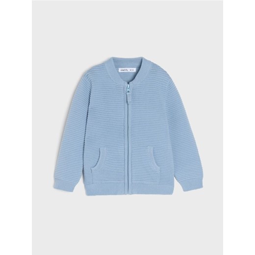 Sinsay - Sweter na zamek - niebieski ze sklepu Sinsay w kategorii Bluzy i swetry - zdjęcie 178562149