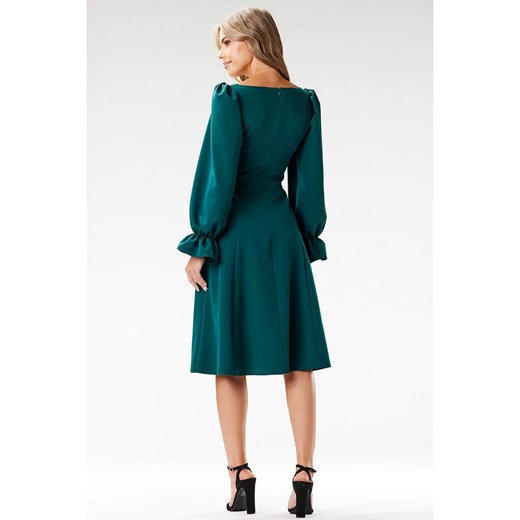 Awama Sukienka w kolorze zielonym L okazja Limango Polska