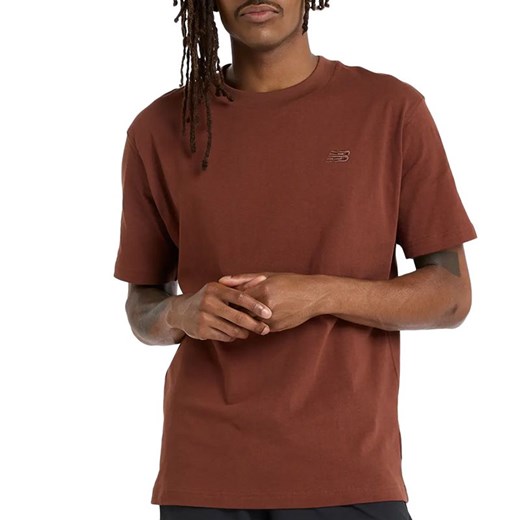 Koszulka New Balance MT41533ROK - brązowa ze sklepu streetstyle24.pl w kategorii T-shirty męskie - zdjęcie 178568937