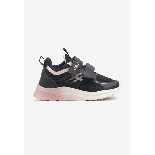Niebiesko-Różowe Buty Sportowe Sneakersy Zapinane na Rzep Lorloti ze sklepu born2be.pl w kategorii Buty sportowe dziecięce - zdjęcie 178571426