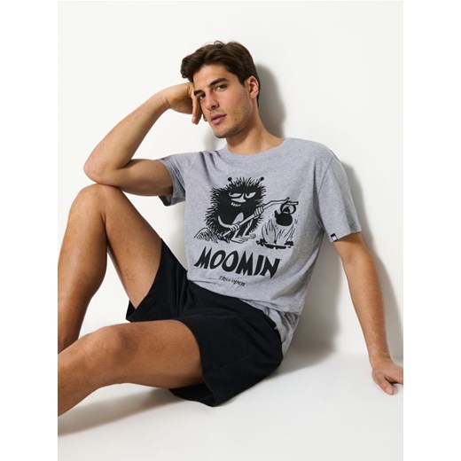 Sinsay - Piżama dwuczęściowa The Moomins - szary Sinsay XXL Sinsay