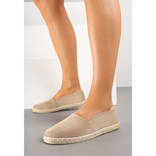 Ciemnobeżowe Espadryle Vices na Podeszwie z Plecionki Sesaniela ze sklepu born2be.pl w kategorii Espadryle damskie - zdjęcie 178574097