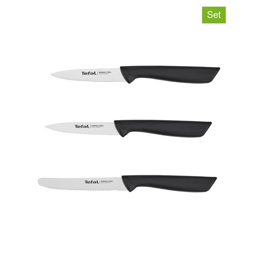 Tefal 3-częściowy zestaw noży &quot;Colorfood&quot; w kolorze czarnym ze sklepu Limango Polska w kategorii Noże kuchenne - zdjęcie 178574497