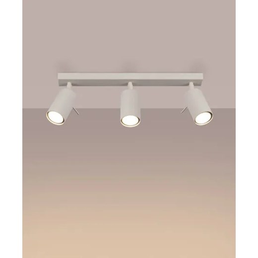 Reflektorowa beżowa lampa sufitowa - M064-Mepo Lumes One Size Edinos.pl