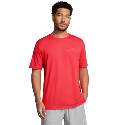Męska koszulka treningowa Under Armour Vanish Energy SS - czerwona ze sklepu Sportstylestory.com w kategorii T-shirty męskie - zdjęcie 178576866