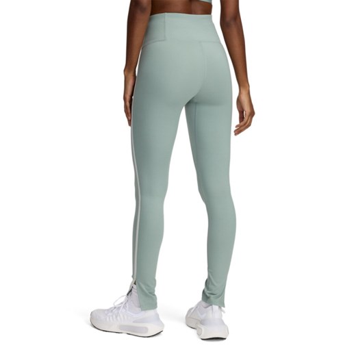Damskie legginsy treningowe Under Armour Motion Piped Legging - zielone ze sklepu Sportstylestory.com w kategorii Spodnie damskie - zdjęcie 178577038