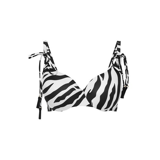 Esotiq dół od bikini z wysokim stanem Zibraz 42386-01X, Kolor kremowo-czarny, Esotiq XL wyprzedaż Primodo