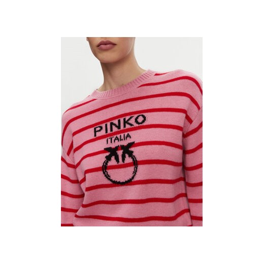 PINKO Sweter 104679 A2EV ORZ Różowy Regular Fit Pinko S MODIVO