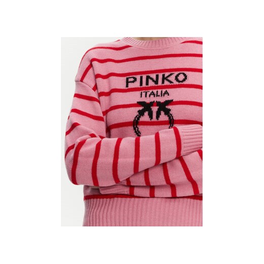 PINKO Sweter 104679 A2EV ORZ Różowy Regular Fit Pinko M MODIVO