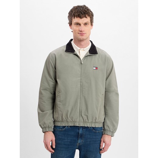 Tommy Jeans Bluza męska - Tim Mężczyźni Bawełna trzcinowy jednolity ze sklepu vangraaf w kategorii Bluzy męskie - zdjęcie 178582648