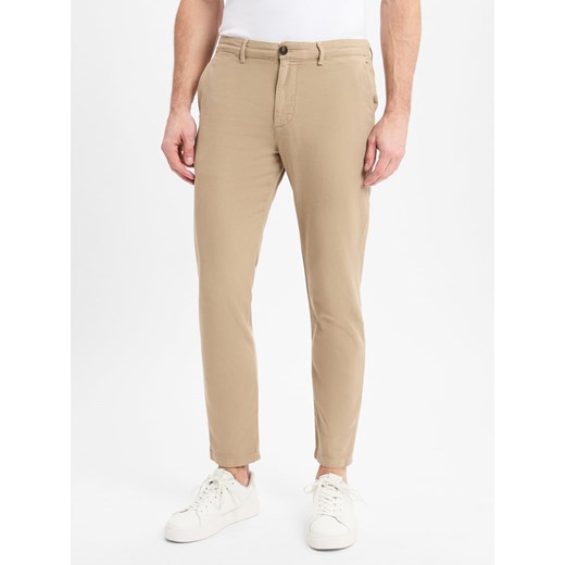 Selected Męskie spodnie materiałowe - SLH175 Mężczyźni Bawełna melanżowy jednolity - id: 747890-0001-03634 - marki SELECTED - 178582668 Selected Męskie spodnie materiałowe - SLH175 Mężczyźni Bawełna melanżowy jednolity ze sklepu vangraaf w kategorii Spodnie męskie - zdjęcie 178582668