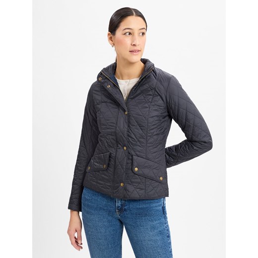 Barbour Damska kurtka przejściowa - Cavalry Kobiety granatowy jednolity ze sklepu vangraaf w kategorii Kurtki damskie - zdjęcie 178582688