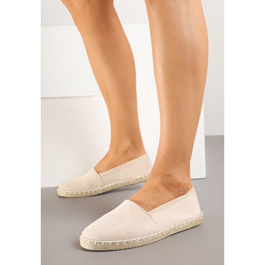Beżowe Espadryle Vices na Podeszwie z Plecionki Sesaniela ze sklepu born2be.pl w kategorii Espadryle damskie - zdjęcie 178583099