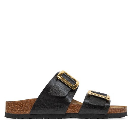 Klapki Birkenstock Sydney Cushion Buckle 1029457 Czarny 37 okazja eobuwie.pl