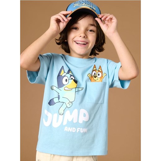 Sinsay - Koszulka Bluey - błękitny - id: 207CT-05X - marki Sinsay - 178585066 Sinsay - Koszulka Bluey - błękitny ze sklepu Sinsay w kategorii T-shirty chłopięce - zdjęcie 178585066