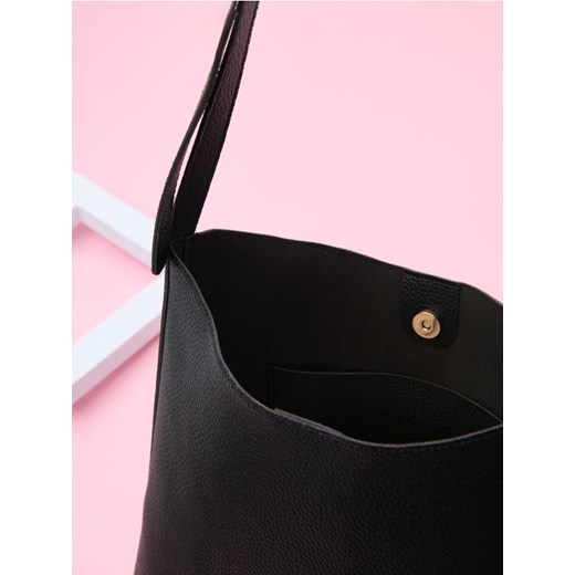 Sinsay - Torebka - czarny ze sklepu Sinsay w kategorii Torby Shopper bag - zdjęcie 178585105