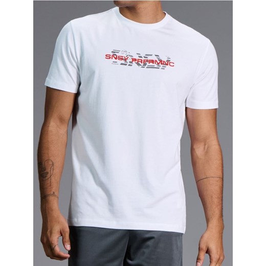 Sinsay - Koszulka z nadrukiem - biały ze sklepu Sinsay w kategorii T-shirty męskie - zdjęcie 178585127