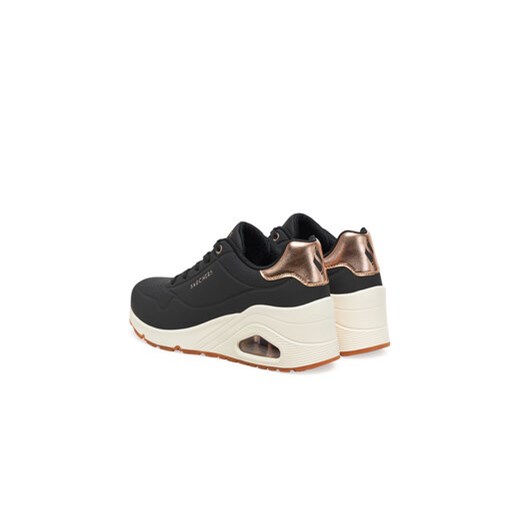 Buty sportowe damskie Skechers sneakersy płaskie na wiosnę sznurowane 