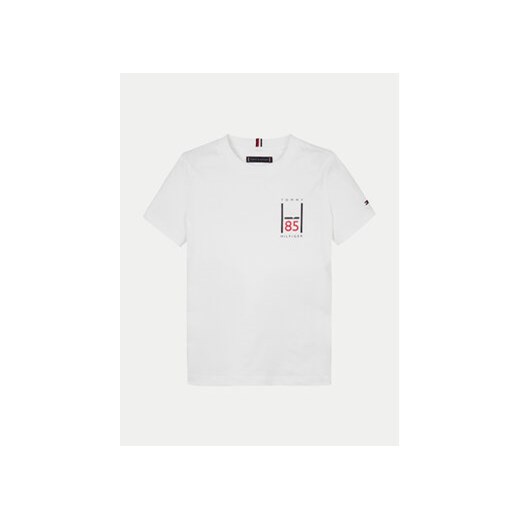 Tommy Hilfiger T-Shirt KB0KB09536 S Biały Regular Fit Tommy Hilfiger 7Y MODIVO