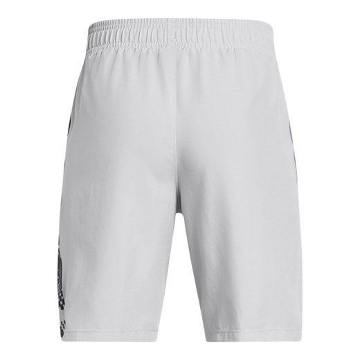 Chłopięce spodenki treningowe Under Armour UA Tech Woven Graphic Short - białe ze sklepu Sportstylestory.com w kategorii Spodenki chłopięce - zdjęcie 178588595