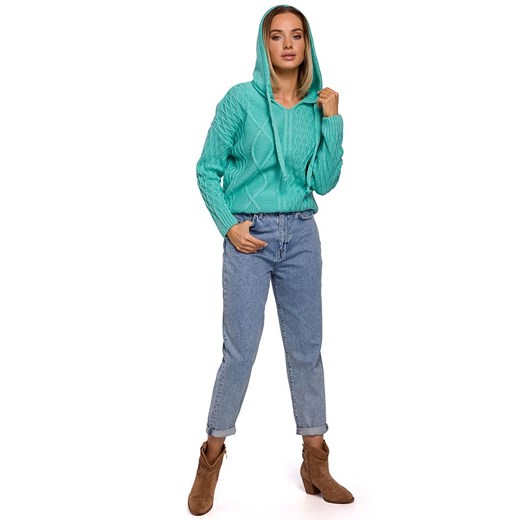 made of emotion Bluza w kolorze turkusowym ze sklepu Limango Polska w kategorii Bluzy damskie - zdjęcie 178588916