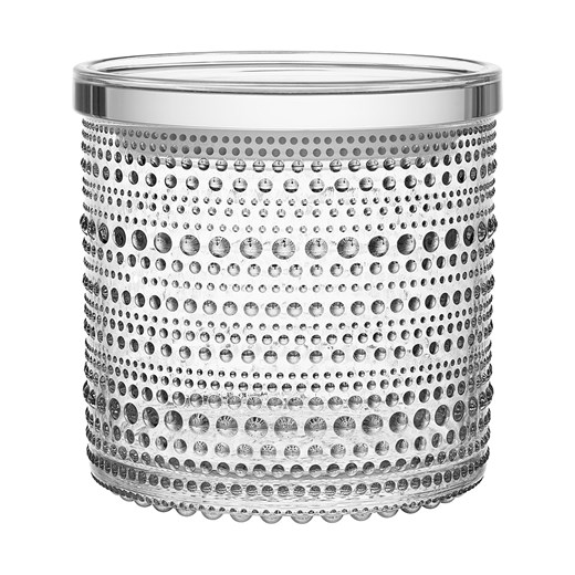 iittala Szklany pojemnik "Kastehelmi" - Ø 11,6 cm ze sklepu Limango Polska w kategorii Pojemniki kuchenne - zdjęcie 178589175