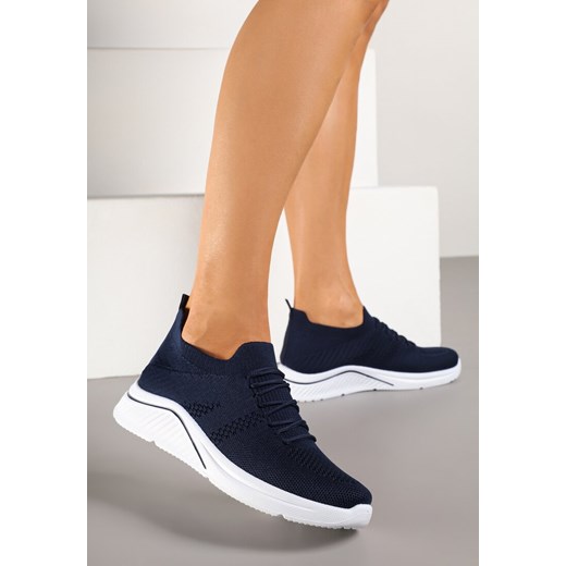 Buty sportowe damskie Born2be sneakersy płaskie bez zapięcia