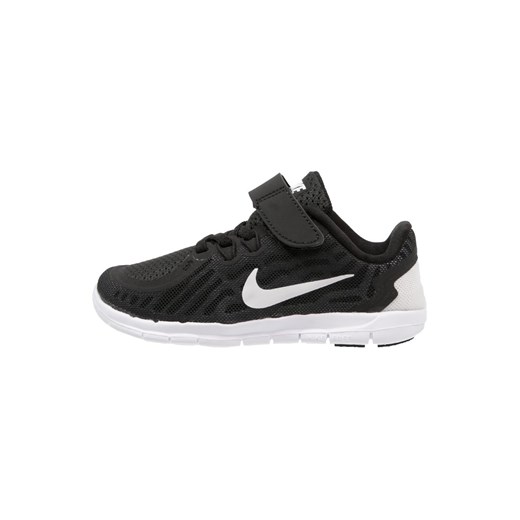 Nike Performance FREE 5.0 Obuwie do biegania neutralne black/white/dark grey/cool grey zalando czarny Buty chłopięce do biegania