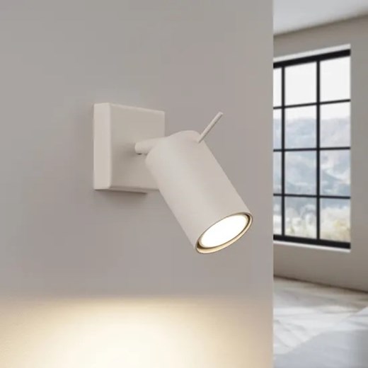Beżowy loftowy kinkiet ścienny - M062-Mepo Lumes One Size Edinos.pl
