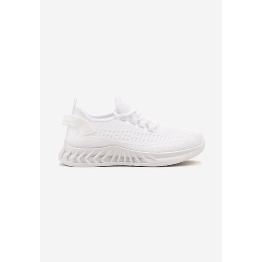 Białe Siateczkowe Buty Sportowe Sneakersy na Podeszwie z Tłoczeniami Finloti Renee 39 okazja renee.pl