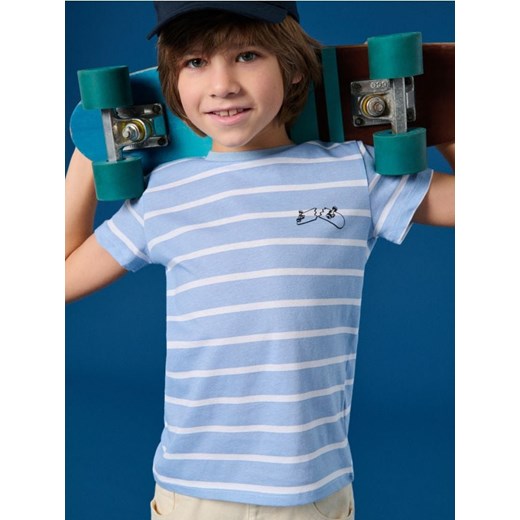 Sinsay - Koszulka - błękitny ze sklepu Sinsay w kategorii T-shirty chłopięce - zdjęcie 178593227