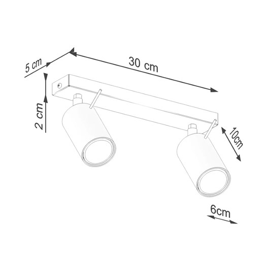 Oliwkowa listwa sufitowa w nowoczesnym stylu - M063-Mepo Lumes One Size Edinos.pl
