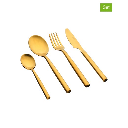 Björn 24-częściowy zestaw sztućców "Nils" w kolorze złotym - id: 11993954 - marki Björn - 178593629 Björn 24-częściowy zestaw sztućców "Nils" w kolorze złotym ze sklepu Limango Polska w kategorii Sztućce - zdjęcie 178593629