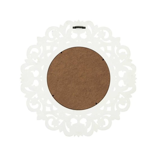 THE HOME DECO FACTORY Lustro w kolorze białym - Ø 60 cm The Home Deco Factory onesize promocja Limango Polska
