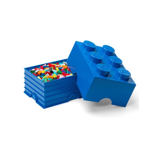 LEGO Pojemnik &quot;Brick 6&quot; w kolorze niebieskim - 37,5 x 18 x 25 cm Lego onesize okazja Limango Polska