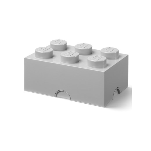 LEGO Pojemnik &quot;Brick 6&quot; w kolorze szarym - 37,5 x 18 x 25 cm ze sklepu Limango Polska w kategorii Pojemniki kuchenne - zdjęcie 178593775