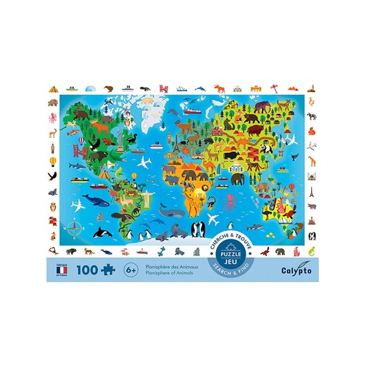 Calypto 100-częściowe puzzle - 6+ ze sklepu Limango Polska w kategorii Puzzle - zdjęcie 178593808