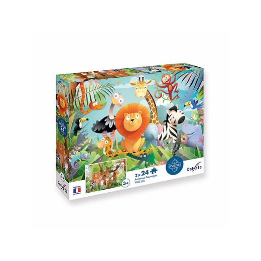 Calypto 48-częściowe puzzle "Animals" - 3+ ze sklepu Limango Polska w kategorii Puzzle - zdjęcie 178593987