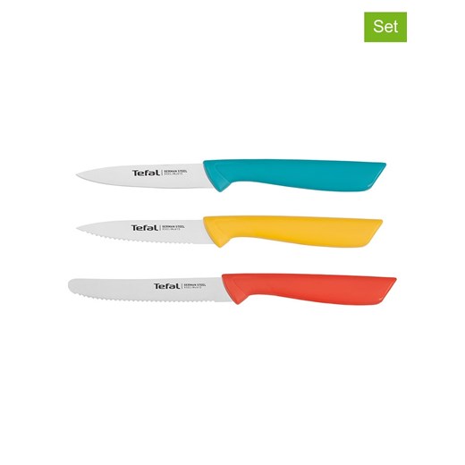 Tefal 3-częściowy zestaw noży &quot;Colorfood&quot; w różnych kolorach ze sklepu Limango Polska w kategorii Noże kuchenne - zdjęcie 178594017
