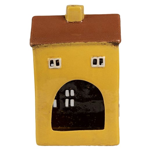 Clayre & Eef Świecznik w kolorze żółtym - 12 x 18 x 8 cm onesize okazja Limango Polska