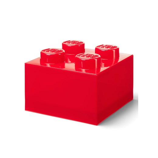 LEGO Pojemnik &quot;Brick 4&quot; w kolorze czerwonym - 25 x 18 x 25 cm ze sklepu Limango Polska w kategorii Kosze i pudełka na zabawki - zdjęcie 178594399