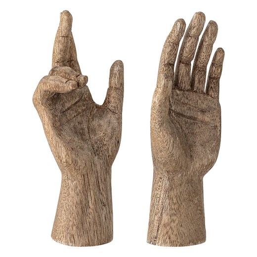 Bloomingville Dekoracje (2 szt.) &quot;Ties&quot; w kolorze jasnobrązowym - 5 x Bloomingville onesize okazja Limango Polska