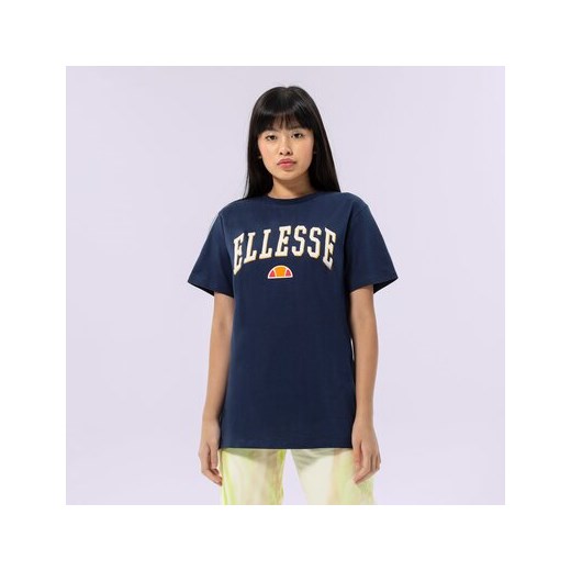 ELLESSE T-SHIRT ALLOUI OVERSIZED T-SHIRT NAVY ze sklepu Sizeer w kategorii Bluzki damskie - zdjęcie 178594827