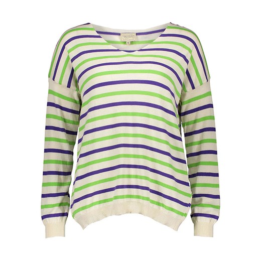 Herrlicher Sweter w kolorze kremowo-zielono-fioletowym ze sklepu Limango Polska w kategorii Swetry damskie - zdjęcie 178595059