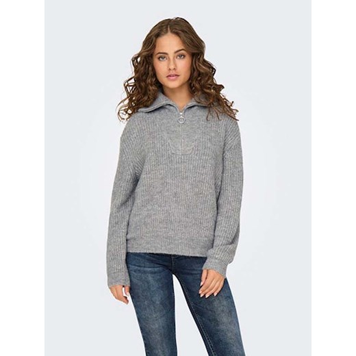 ONLY Sweter w kolorze szarym ze sklepu Limango Polska w kategorii Swetry damskie - zdjęcie 178595439
