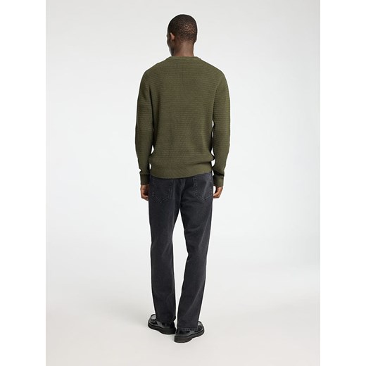 SELECTED HOMME Sweter &quot;Theo&quot; w kolorze khaki Selected Homme L Limango Polska okazja