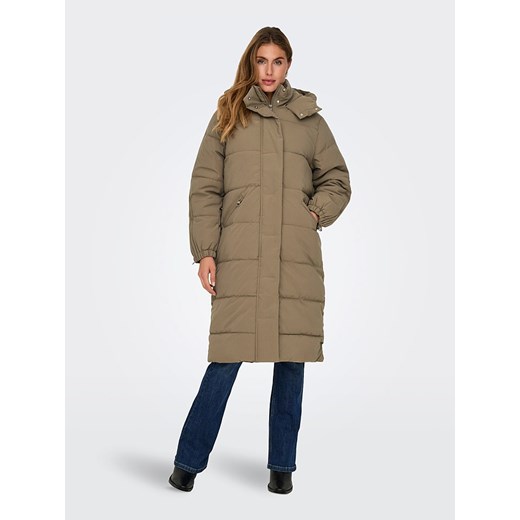 JDY Płaszcz zimowy &quot;Flotte&quot; w kolorze szarobrązowym Jdy L Limango Polska wyprzedaż